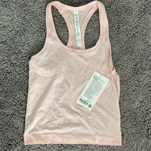 Light pink Lululemon swiftly tech rb tank 2.0